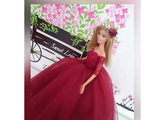 Clothes Dress  Girl Doll - Fashion Handmade Wedding Evening Party Dress